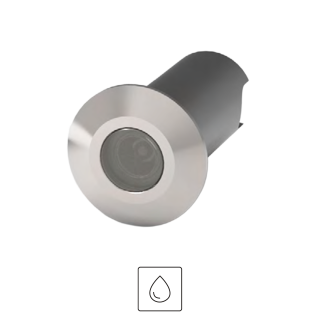 SPOT ENCAS EXTÉRIEUR 220-240V 2,5W 3000°K 72lm Ø60x90mm INOX