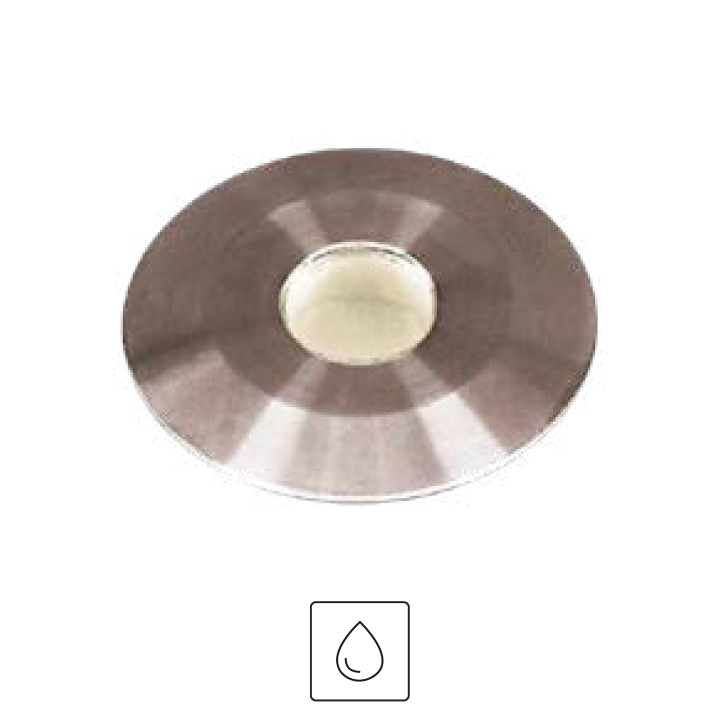 SPOT ENCASTRE AU SOL INOX 316 Ø40MM 2,5W 700MA 4000K IP68