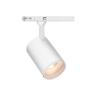 SPOT RAIL TRIPHASE 38W 4580LM IRC90 96*113MM 36° BLANC 