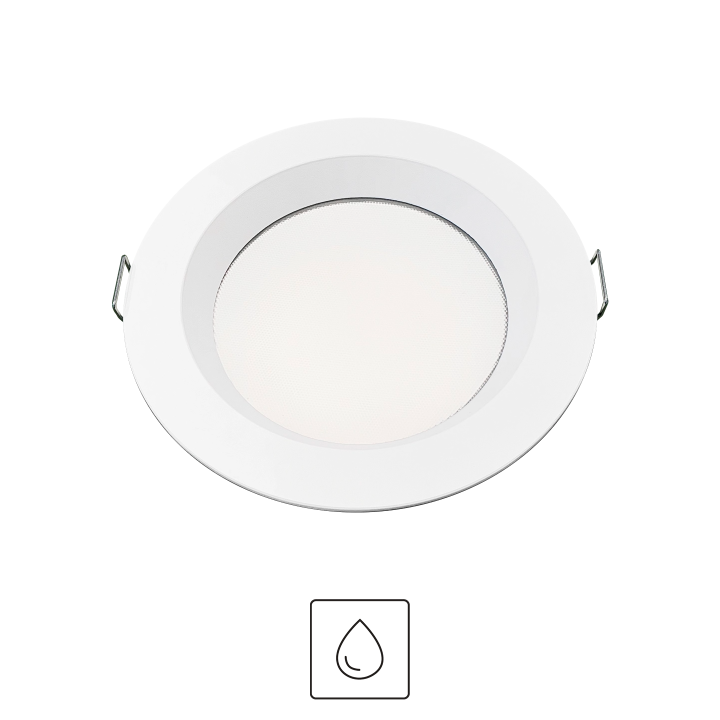 DOWNLIGHT NICE PRISMA 20W IP65 80° Ø145MM SANS DRIVER