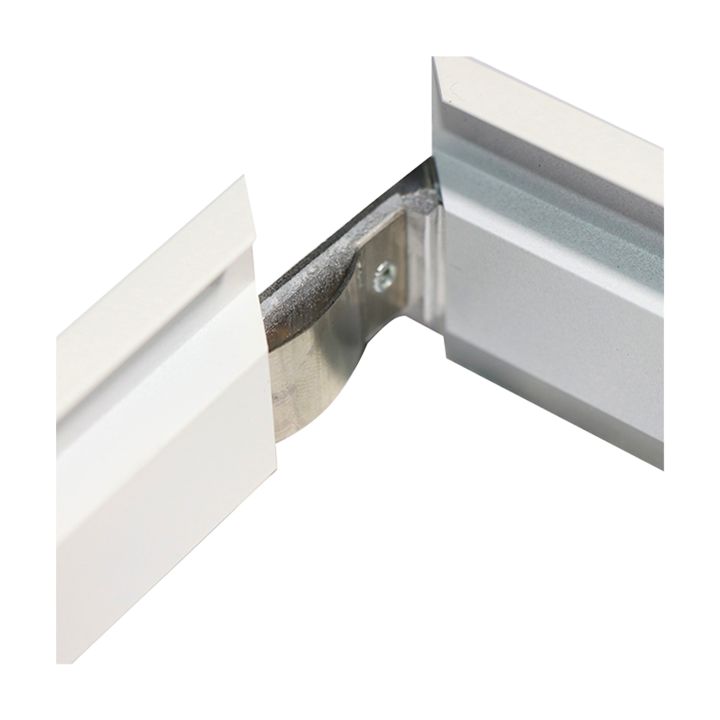 CADRE SAILLIE 600X600MM 62MM SANS VIS RAL 9003