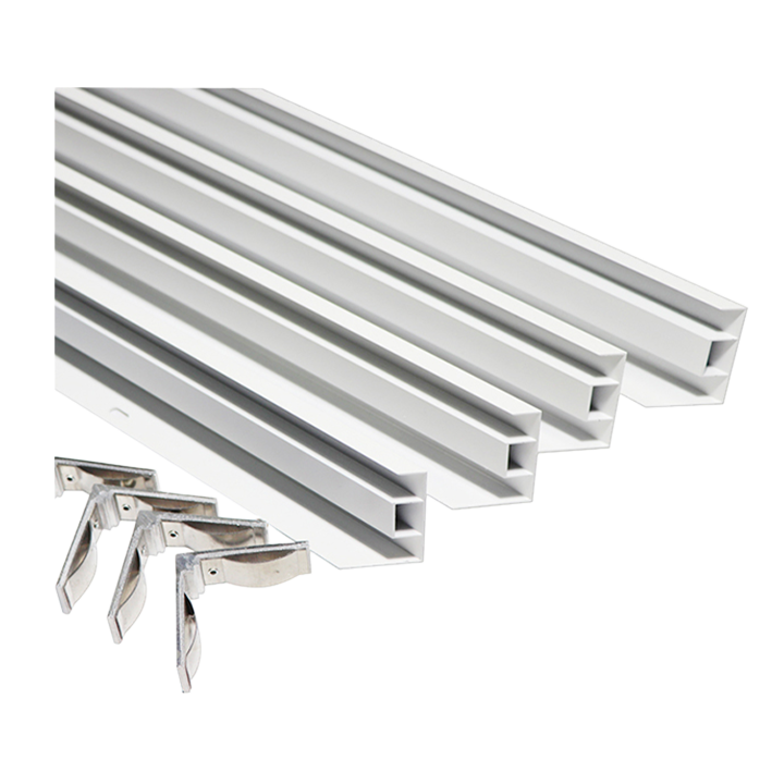 CADRE SAILLIE 600X600MM 62MM SANS VIS RAL 9003