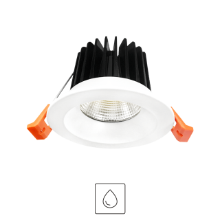 SPOT VENISE 7W 650LM IP65 Ø80X61,5MM BLANC