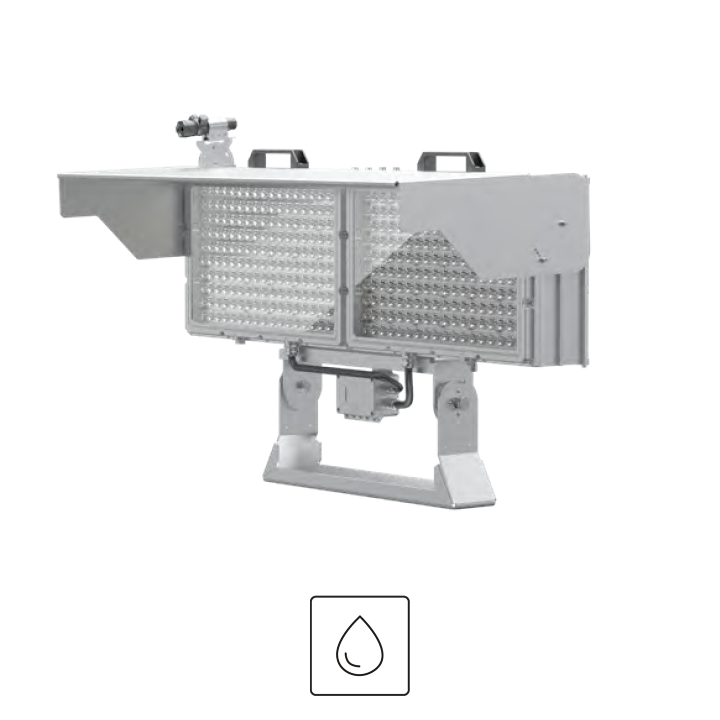 PROJECTEUR BREST IP66 IK08 1800W 170LM/W 4000K 987*593*402mm 0-10V