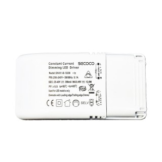 DRIVER DIMMABLE 12W 300MA 25-40V AC200-250 5 ANS GARANTIE