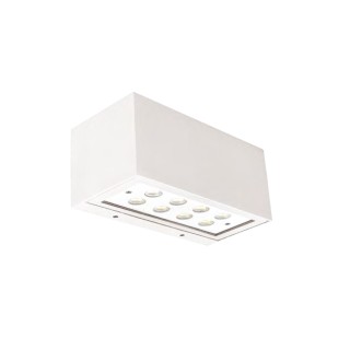 APPLIQUE MURALE IP65 220-240V 9,9W 3000K 755LM 205X102X91MM BLANC