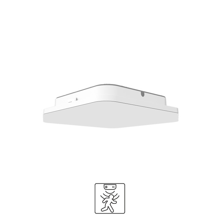 PLAFONNIER IP54 10/15/20W CCT 110° Ø320X57MM 110LM/W BLANC SENSOR