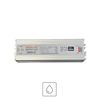 DRIVER 24V 200W IP67 225X65X35MM