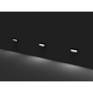 ENCASTRÉ MURAL ASYMÉTRIE IP65 100-240V 9W 3000K 179LM 200X106X60MM