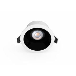 SPOT BLANC REFLECTEUR NOIR 50° Ø88*43MM AC220-240V 7W 