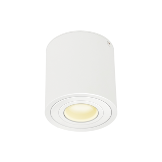 PLAFONNIER SAILLIE ROND GU10 IP65  Ø90*95mm BLANC