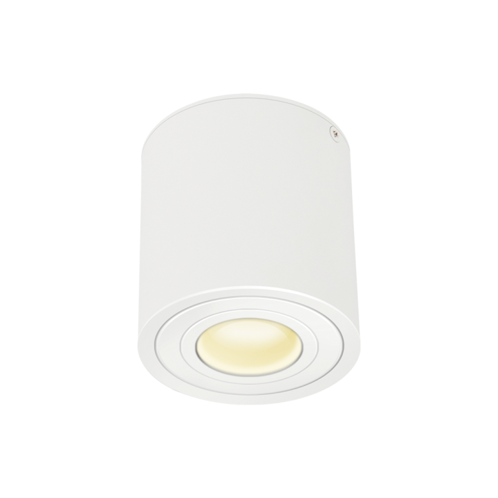 PLAFONNIER SAILLIE ROND GU10 IP65  Ø90*95mm BLANC