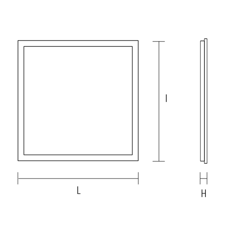 PANEL ECO  595*595MM 40W 4000LM 50000H