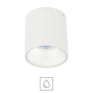 SPOT ROND SAILLIE POUR GU10 BLANC Ø96*102MM