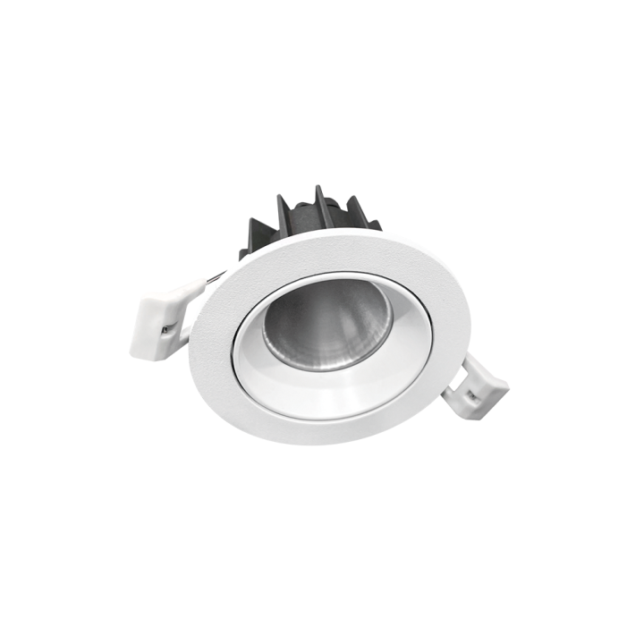 SPOT PARIS IP54 ORIENTABLE 9W 850 lm IRC 90 Ø85x60mm 38° BLANC