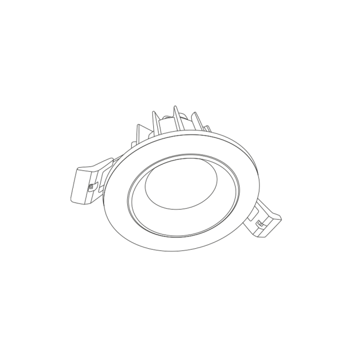 SPOT PARIS IP54 ORIENTABLE 9W 850 lm IRC 90 Ø85x60mm 38° BLANC