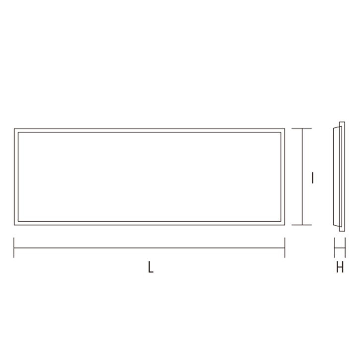 PANEL PRISMATIQUE 1195X595X36MM 50W 140LM/W UGR16 CCT SANS DRIVER
