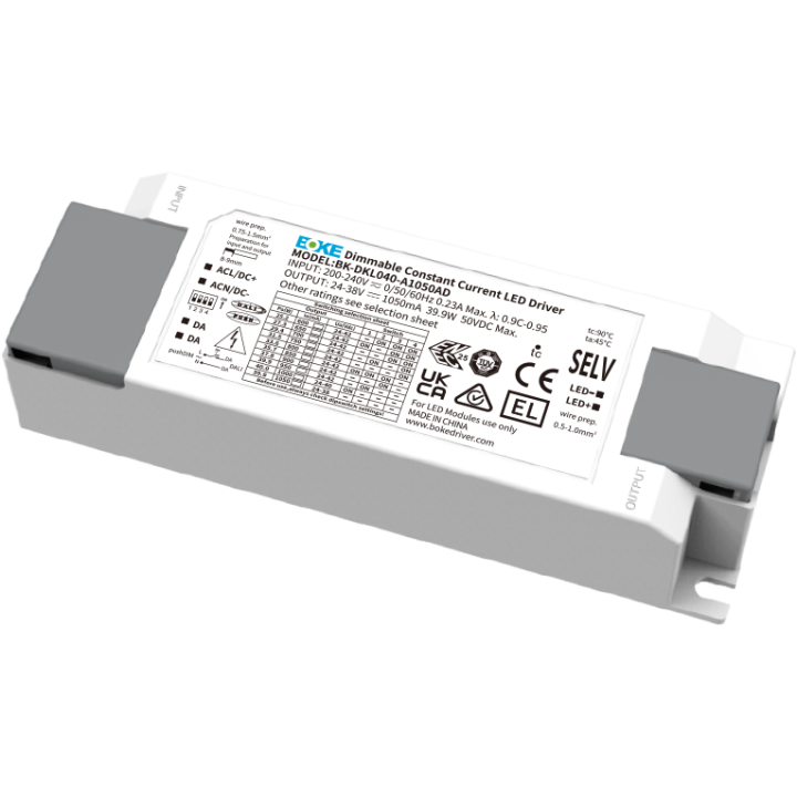 DRIVER DALI PUSH 25-40W BK-DKL040-A1050AD