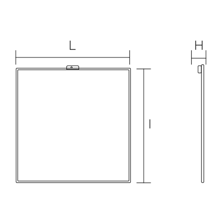 PANEL INLITE 1 40W 4000K 4000LM 595X595X12MM