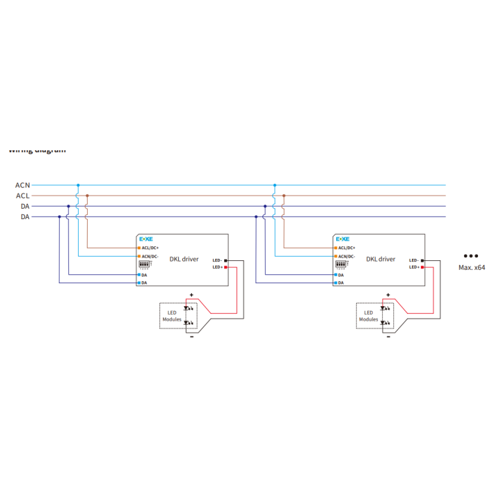 DRIVER DALI PUSH 9-22W BK-DKL022-A0600AD