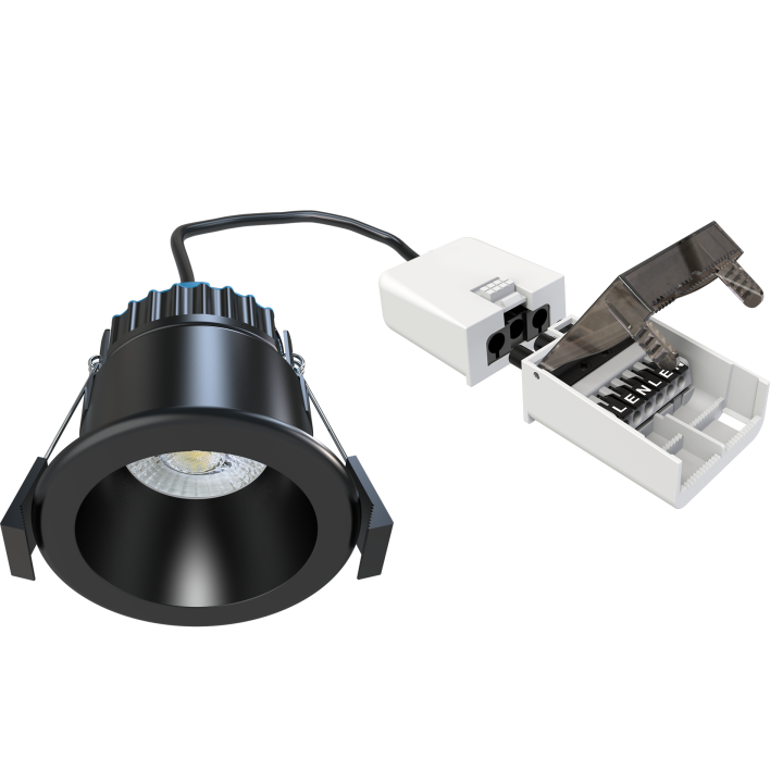 SPOT CCT DIMMABLE 8W 700LM CCT  IP65 Ø84X74MM UGR19 NOIR