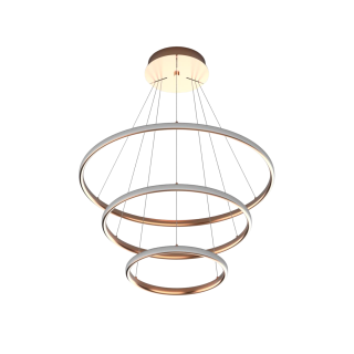 SUSPENSION 3 CERCLES D400+600+800 MM OR 120W 9800LM 2700/4000/5700K