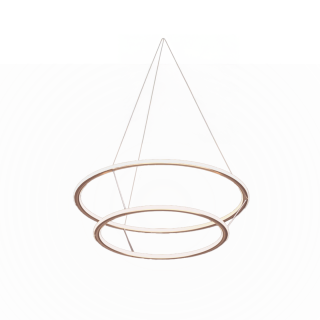 SUSPENSION 2 CERCLES D600+800 MM OR 100W 8200LM 2700/4000/5700K