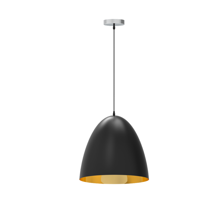 SUSPENSION LIMA D400*H370*1870 NOIR/OR