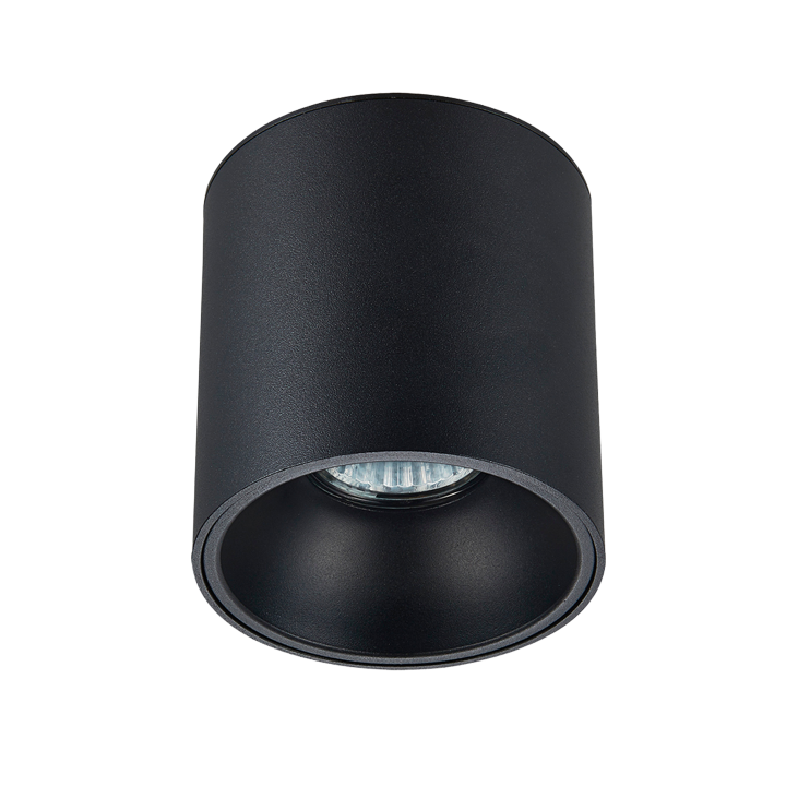 SPOT ROND SAILLIE POUR GU10 NOIR Ø96*102MM