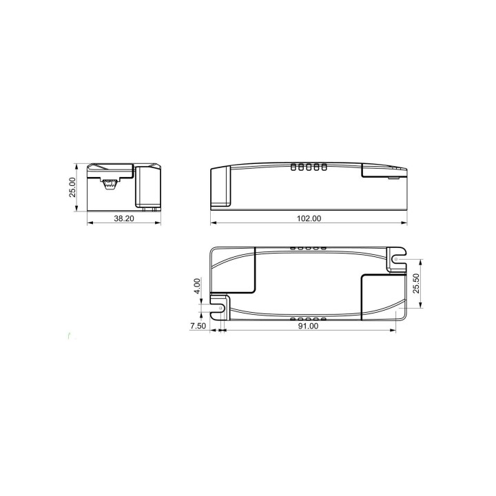 DRIVER ON/OFF 20W PF0.9 LS-21-500 LI1 EXC 500MA