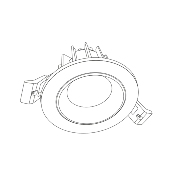 SPOT PARIS IP54 ORIENTABLE 9W 810 LM IRC 90 Ø85X60MM 38° NOIR