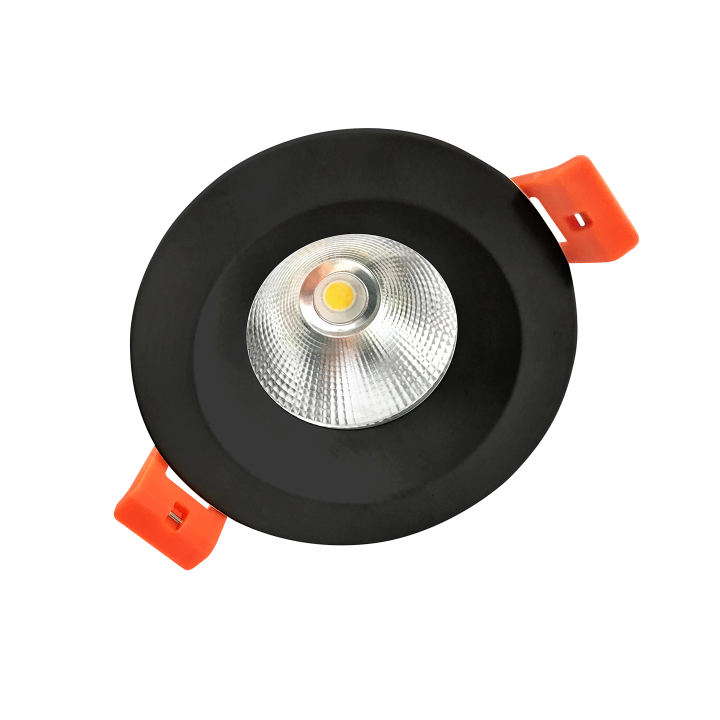 SPOT IP65 7W 580LM NOIR ANGLE 38° AC 230V