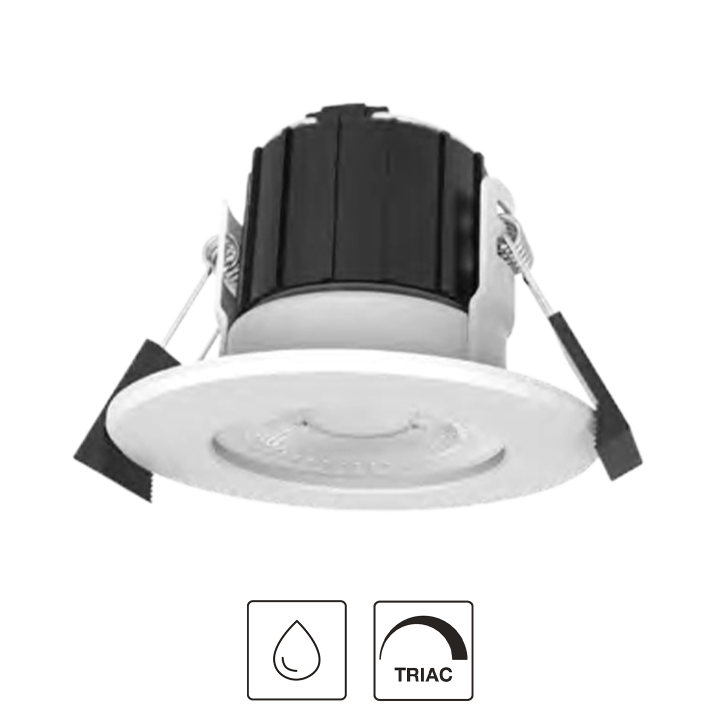 SPOT CCT DIMMABLE 5W CCT 500LM IP65 Ø84X58MM IK04 50 000H, UGR25