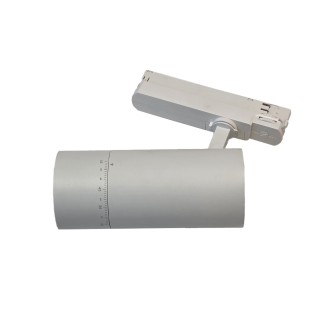 PROJECTEUR TRIPHASE DIP 25/30/35WCCT  90-100LM/W 170XØ72X250MM BLANC