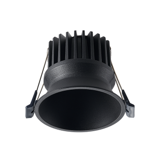 SPOT IP44 BASSE LUMINANCE 100*82MM 15W IRC 90 60° NOIR