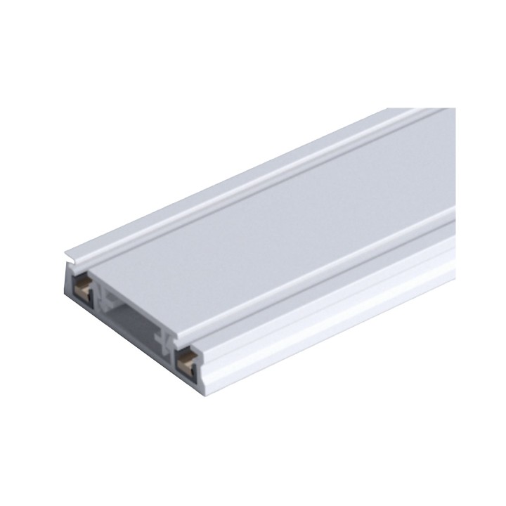 MINI RAIL MAGNETIQUE 2M 48V  2000*25*5,5MM BLANC