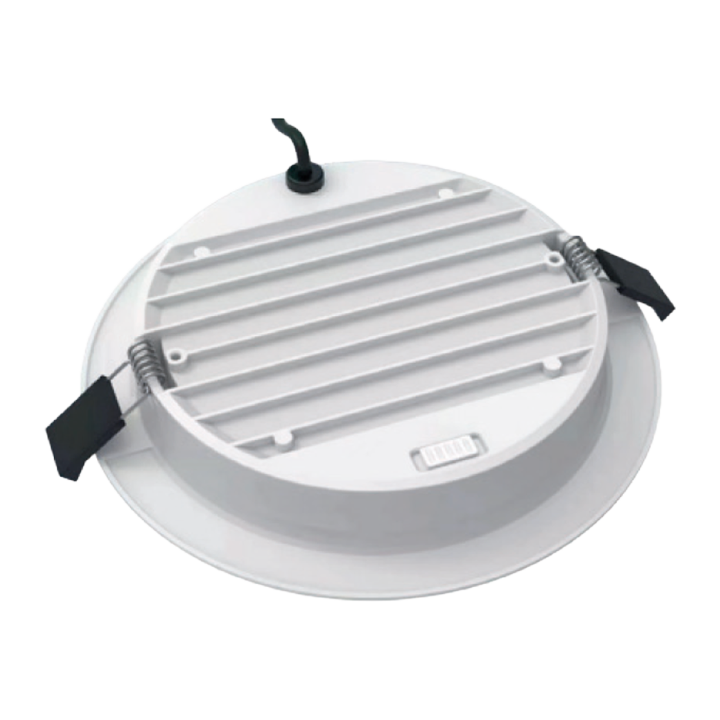 DOWNLIGHT BREST IP54 UGR19 100° Ø195x39MM ALU18W CCT SENSOR PREAVIS