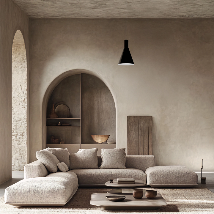 SUSPENSION OSAKA D280*H420*2420 NOIR/BLANC