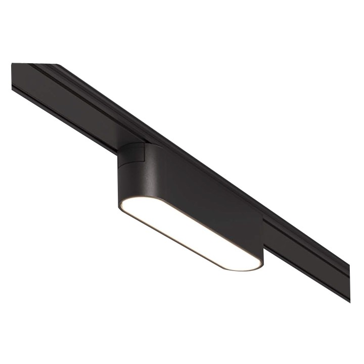 BARRE LED POUR MINI RAIL 48V 6W 2700K 90° 114.5*25*27.5MM NOIR