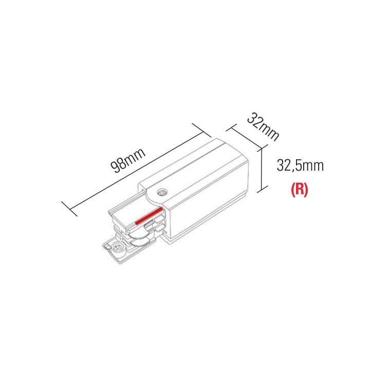 ALIMENTATION DROITE BLANC