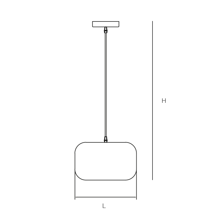 SUSPENSION VIENNE D280*H172*2672