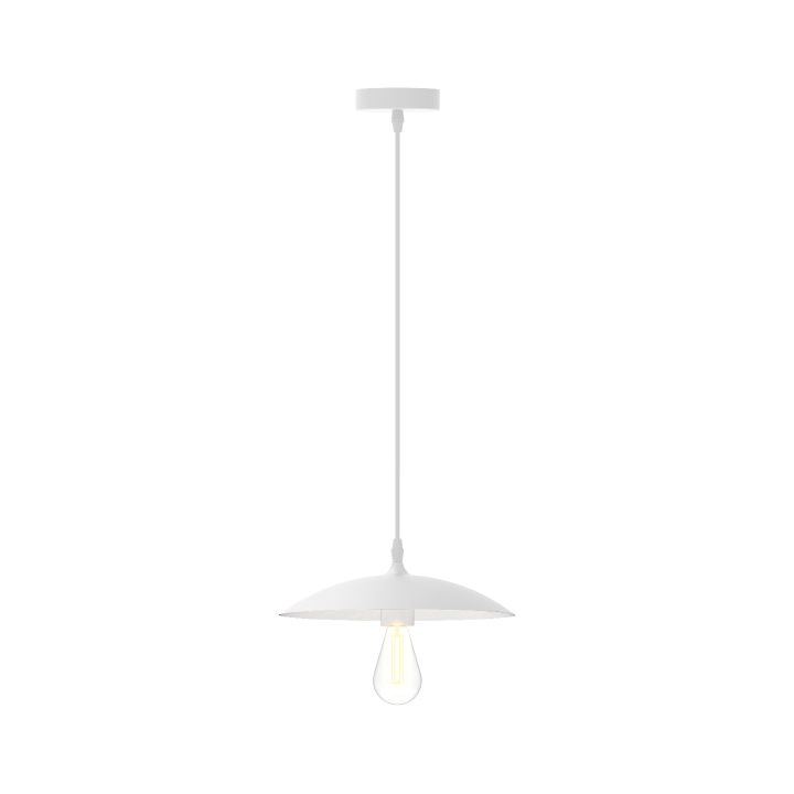 SUSPENSION DUBLIN D280*H63 NOIR/BLANC