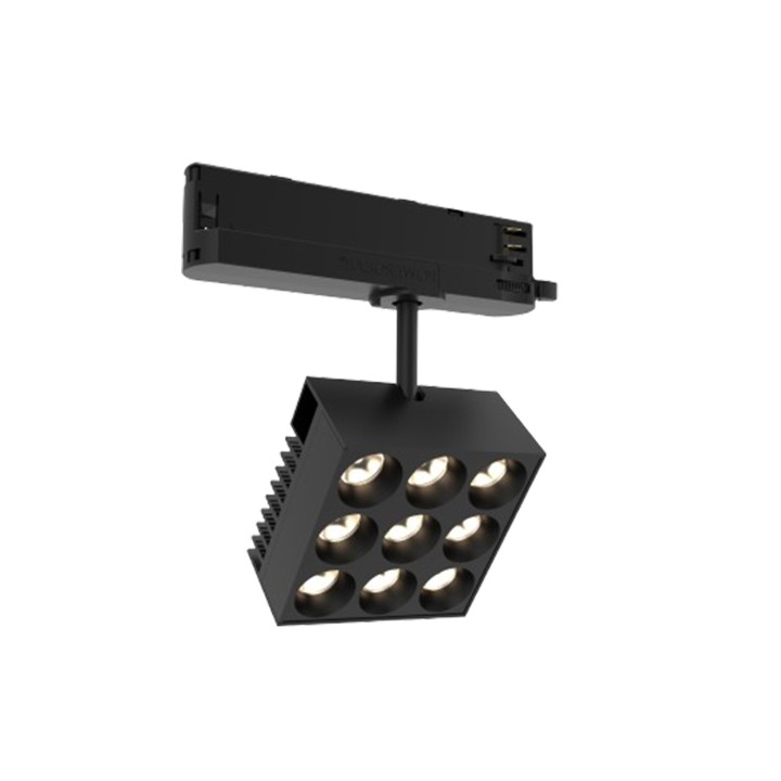 PROJECTEUR RAIL MUSUME CARRE 94*94MM 25W 4000K