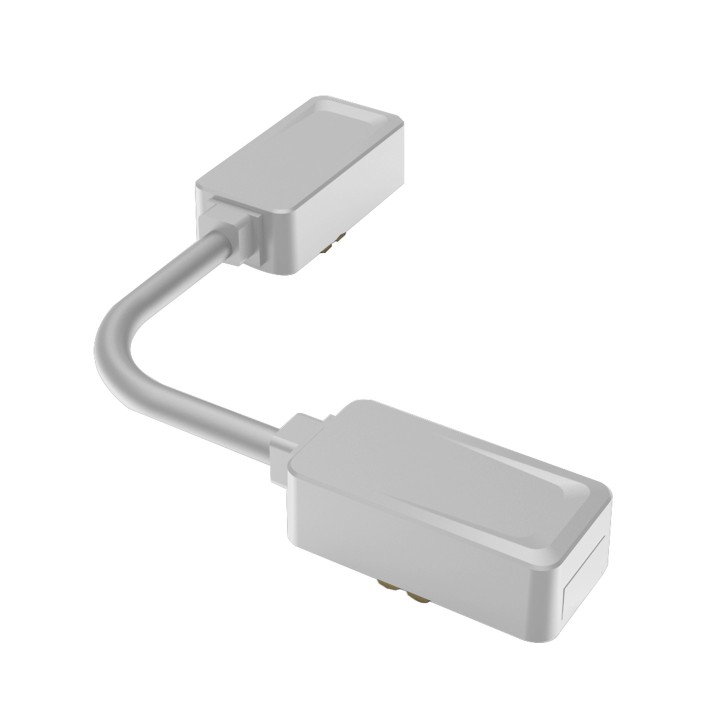 MINI RAIL MAGNETIQUE CABLE CONNECTEUR L 48V BLANC