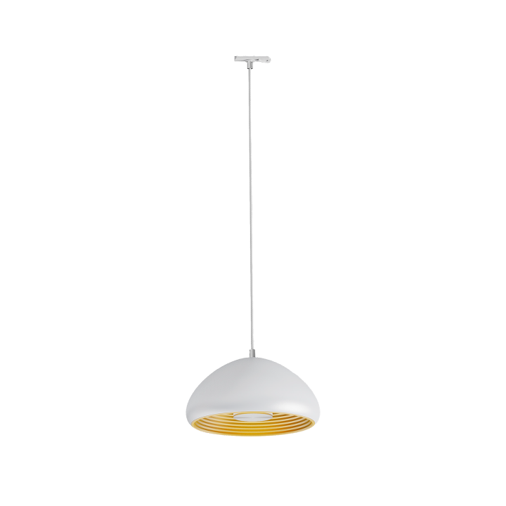 SUSPENSION Ø300*1575MM 15W 800LM 3000K 120° BLANC/DOREE