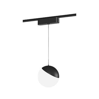 SUSPENDU ROND POUR MINI RAIL 48V 10W 2700K 120° 114.5*Ø100*1000MM NO