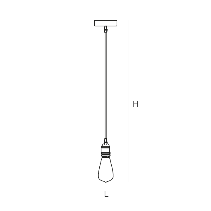 SUSPENSION LAHORE D50*H88+1000