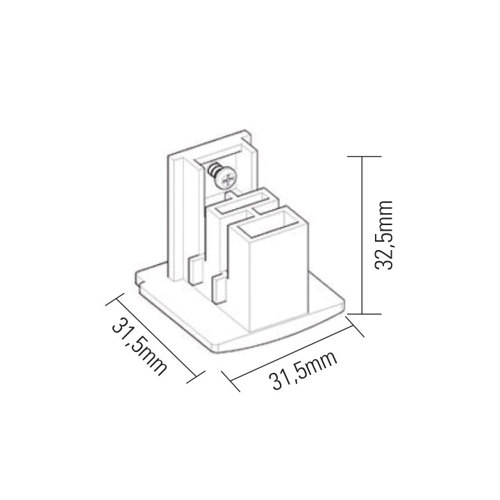 EMBOUT FINITION NOIR